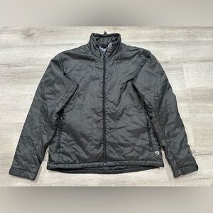 I187 Mountain Hardwear Puffer Jacket Primaloft Black Womens L Large